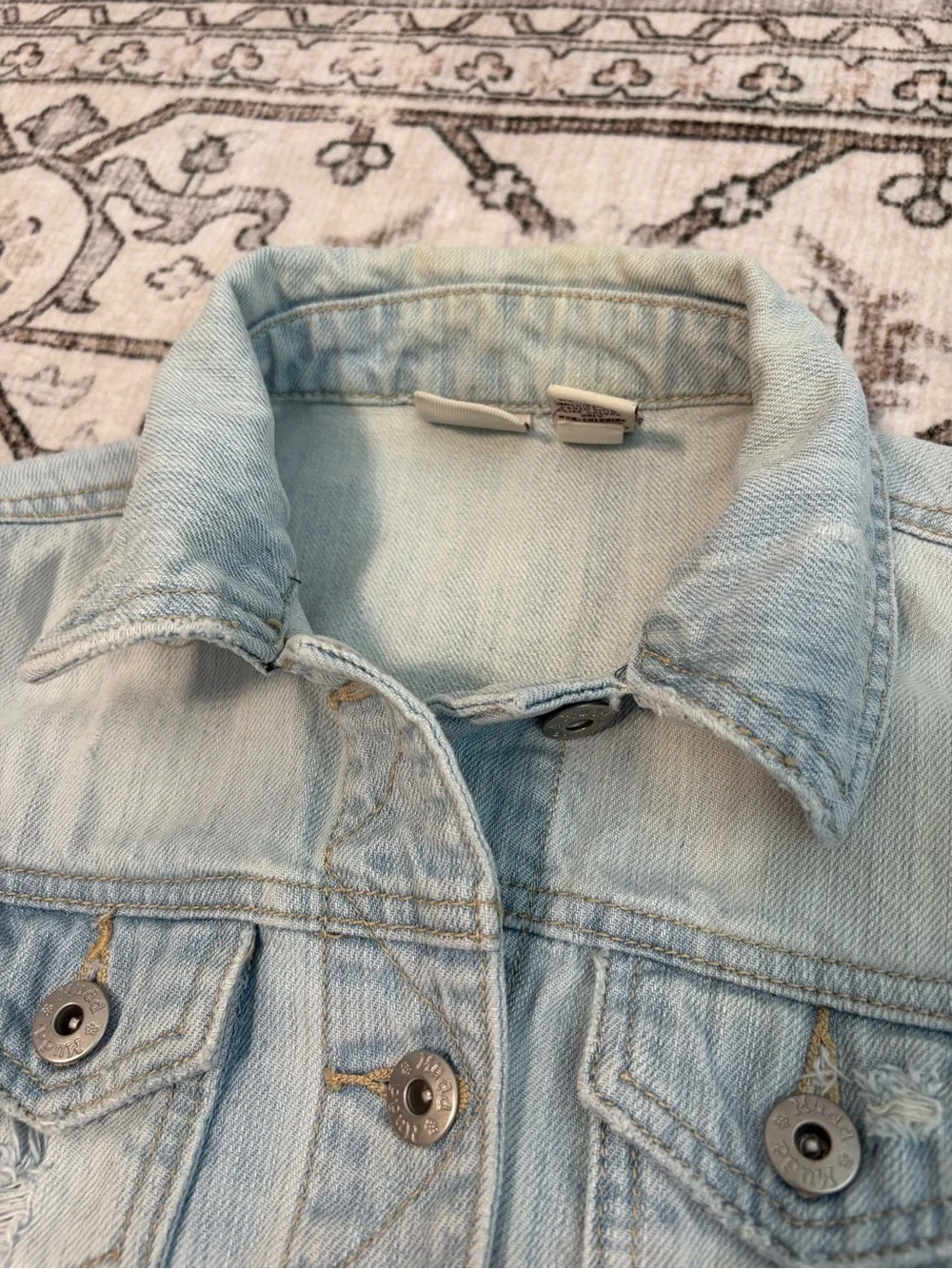 Girls Mudd Light Blue Denim Jacket